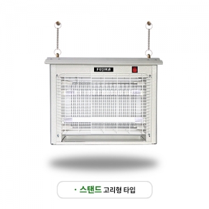 장수【 LED 램프 】AC방식 살충기 300평형 (실내,외 겸용) FU-6023 (아이│블랙) 【 대용량 트랜스 AC방식 】